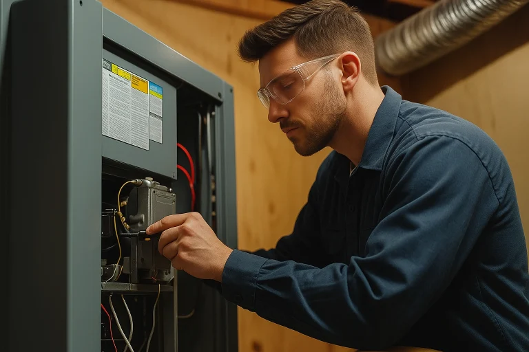 HVAC system inspection