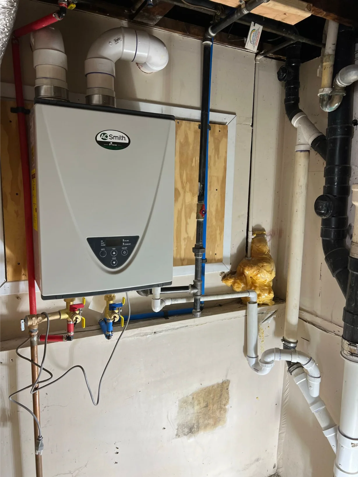 Peniel HVAC AOSmith Tankless Water Heater Install NJ