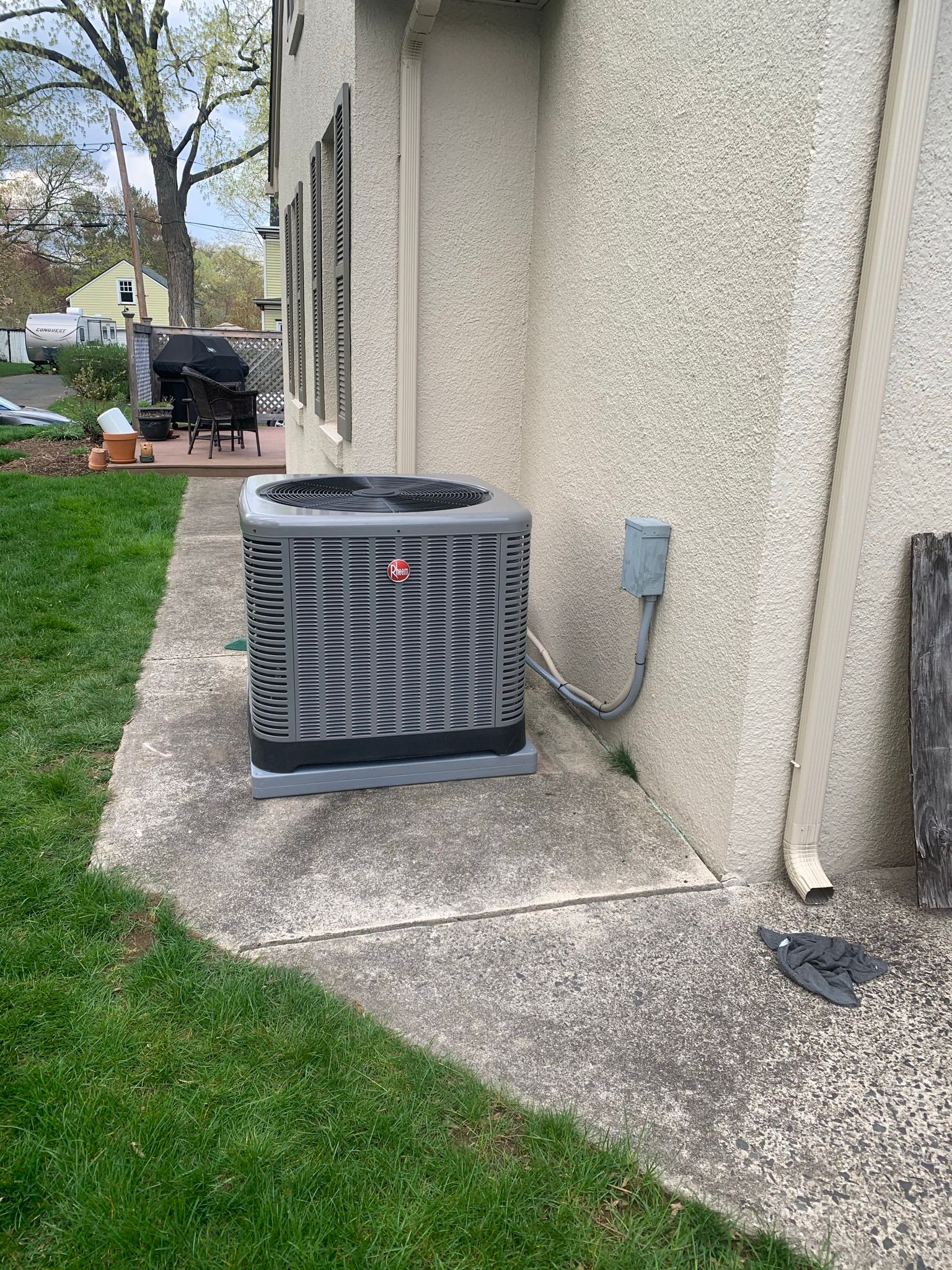 peniel hvac rheem ac unit outdoor bound brook nj